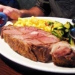 Herb Crusted Prime Rib Steak from Founding Farmers