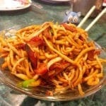 Home Made Fried Noodles from Chinatown Express