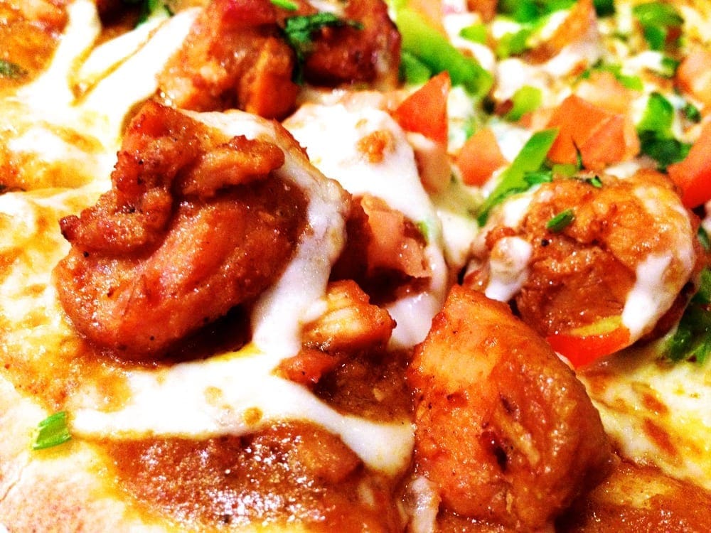 Naan Chicken Pizza from Spice 6