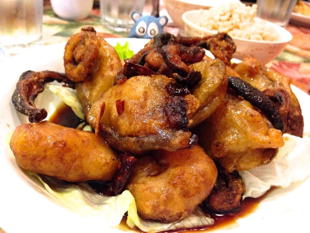 Three Kinds Crispy Delight from Yan Fu Vegetarian