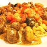 Cajun Shrimp Alfredo from Dave & Buster's