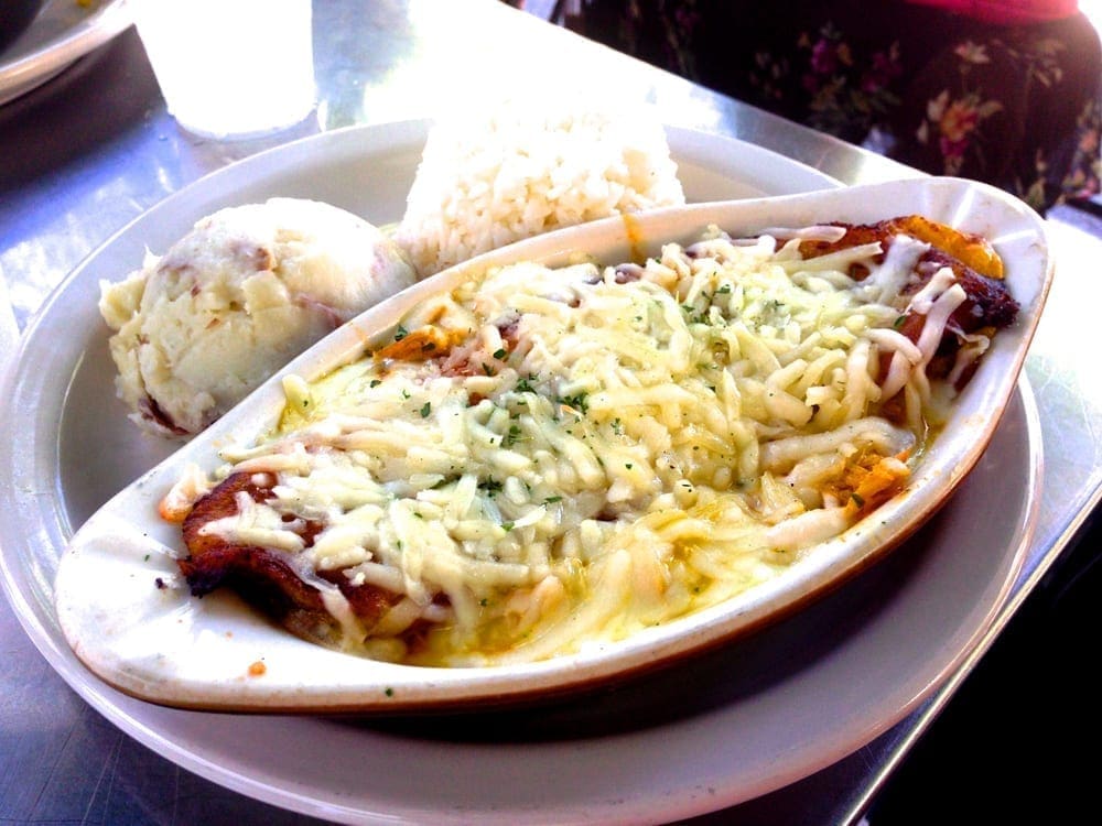 Sweet Plantains Crabmeat Stew Casserole from Cafe Puerto Rico San Juan Puerto Rico