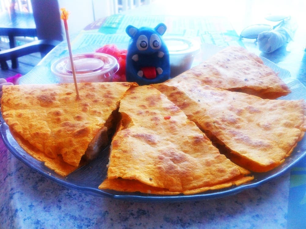Chicken Quesadilla from Brass Balls Saloon Ocean City