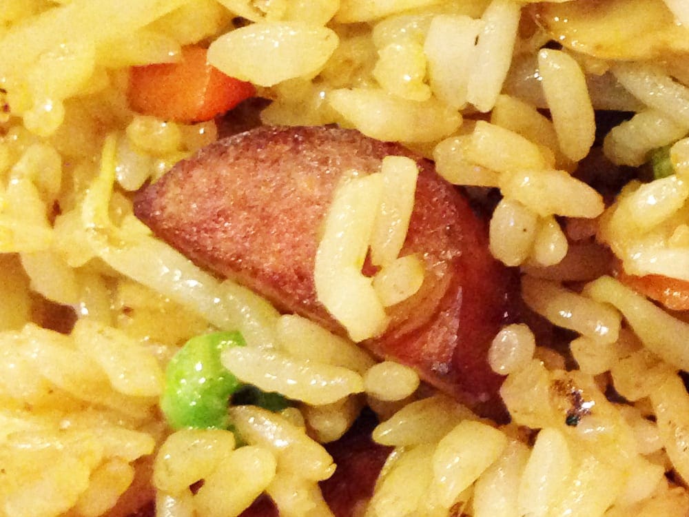 Chinese Style Sausage Fried Rice from Yuan Fu Vegetarian