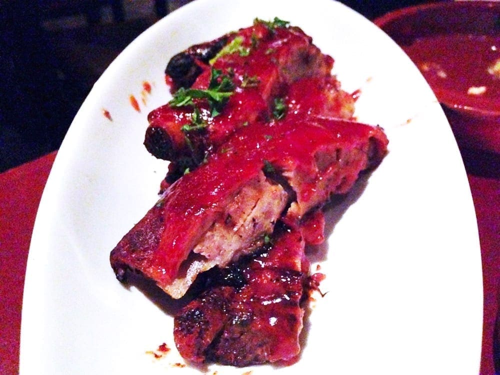 Slow Cooked Pork Ribs from Bar Gitano San Juan Puerto Rico