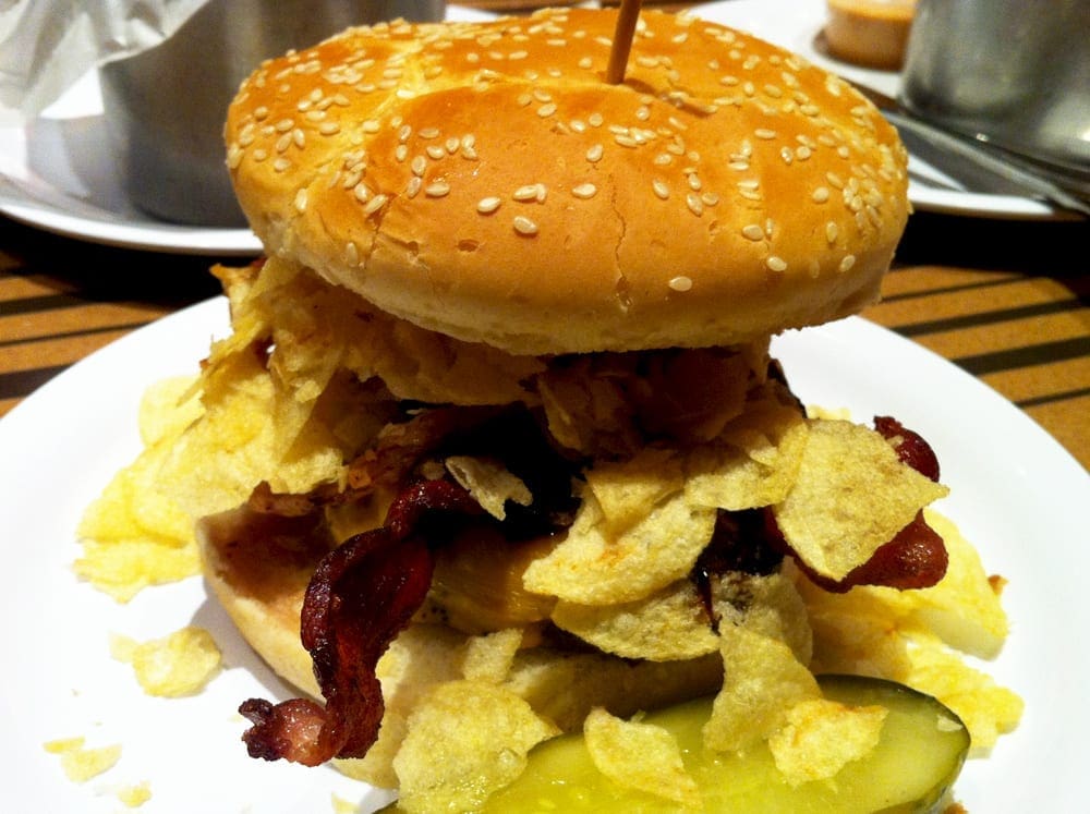 Dallas Burger Crunchified from Bobby's Burger Palace