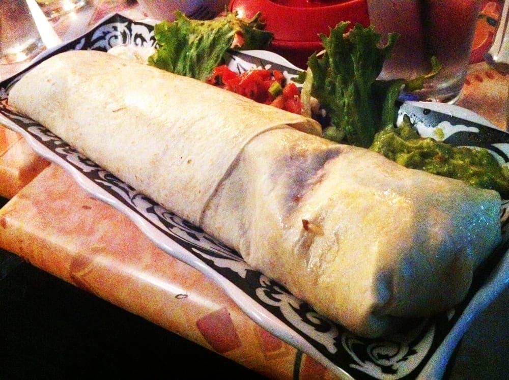 El Cachudo Burrito from Guajilo Mexican