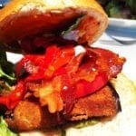 Fried Eggplant Sandwich $10 @ Urbana Dupont Circle