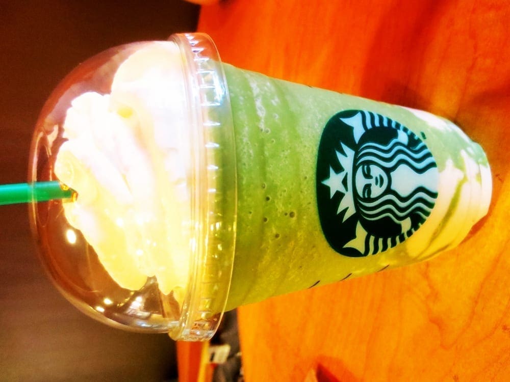 Green Tea White Chocolate Pudding Frappuccino from Starbucks Philippines