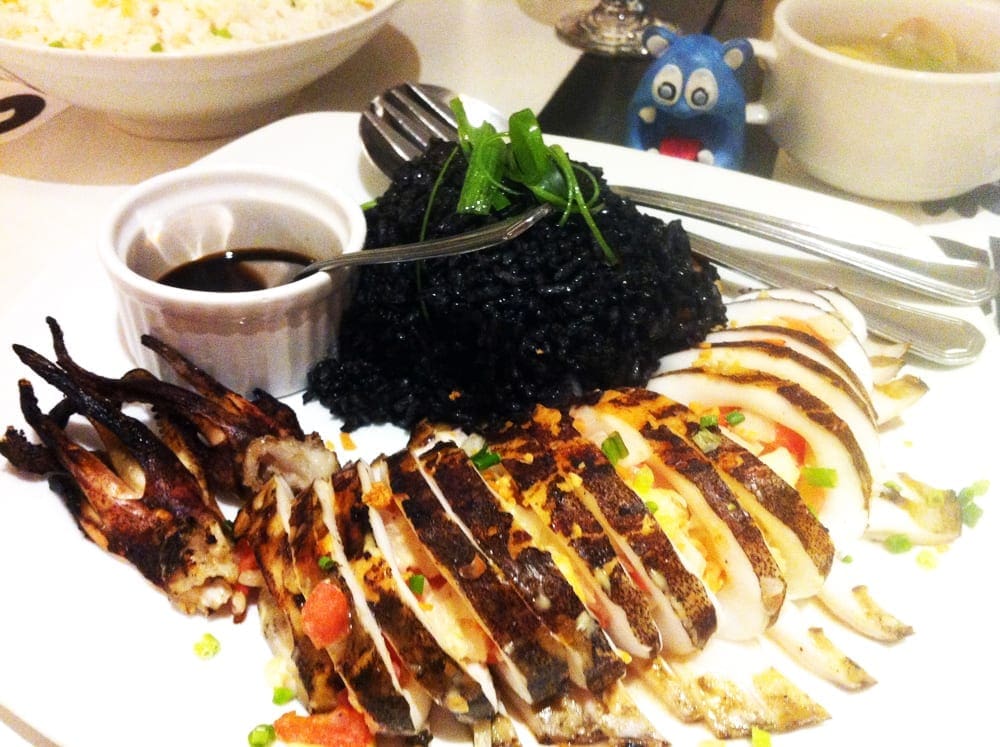 Grilled Squid from Romulo Cafe Manila Philippines