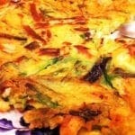 Korean Seafood Pancakes from Jon Won in Rockville