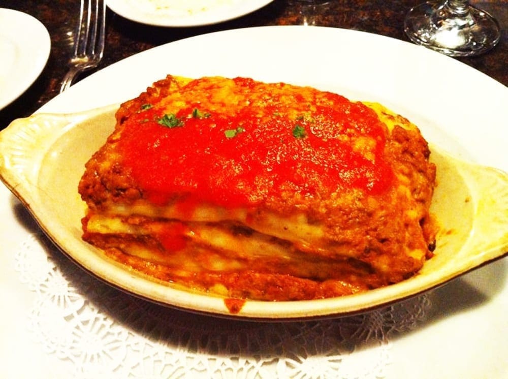 Lasagna from Amici Miei