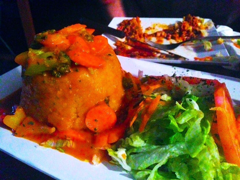 Mofongos Rellenos Bacalao from Cafe Del Angel San Juan Puerto Rico