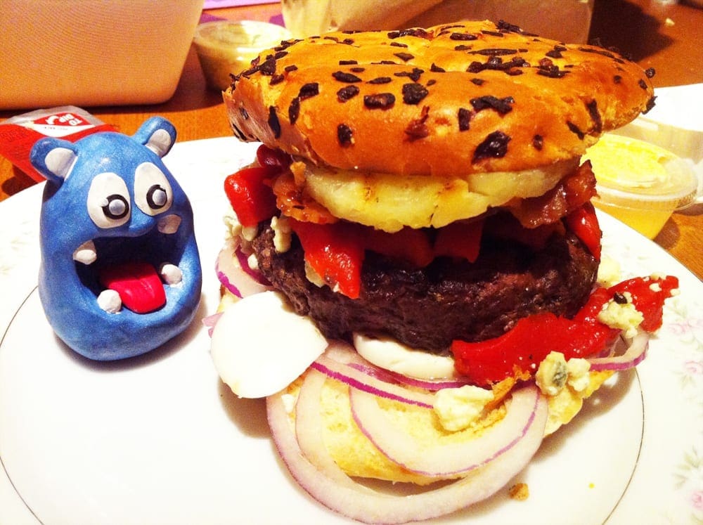 Custom Build Burger from Counter