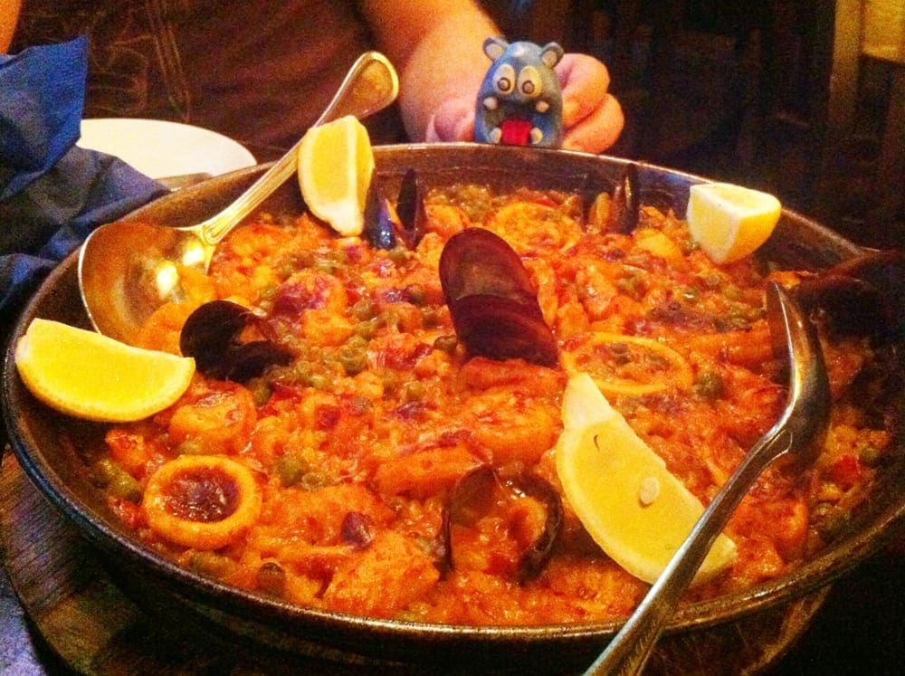 Paella Valenciana from La Tasca