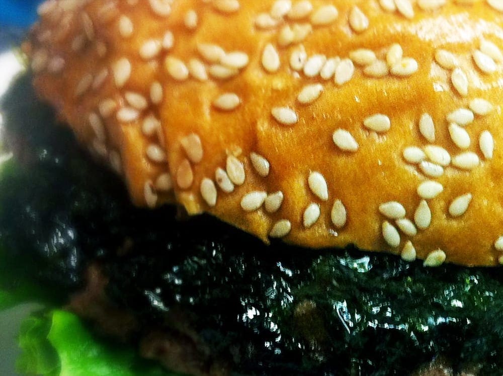 Seaweed Burger from Marks Kitchen