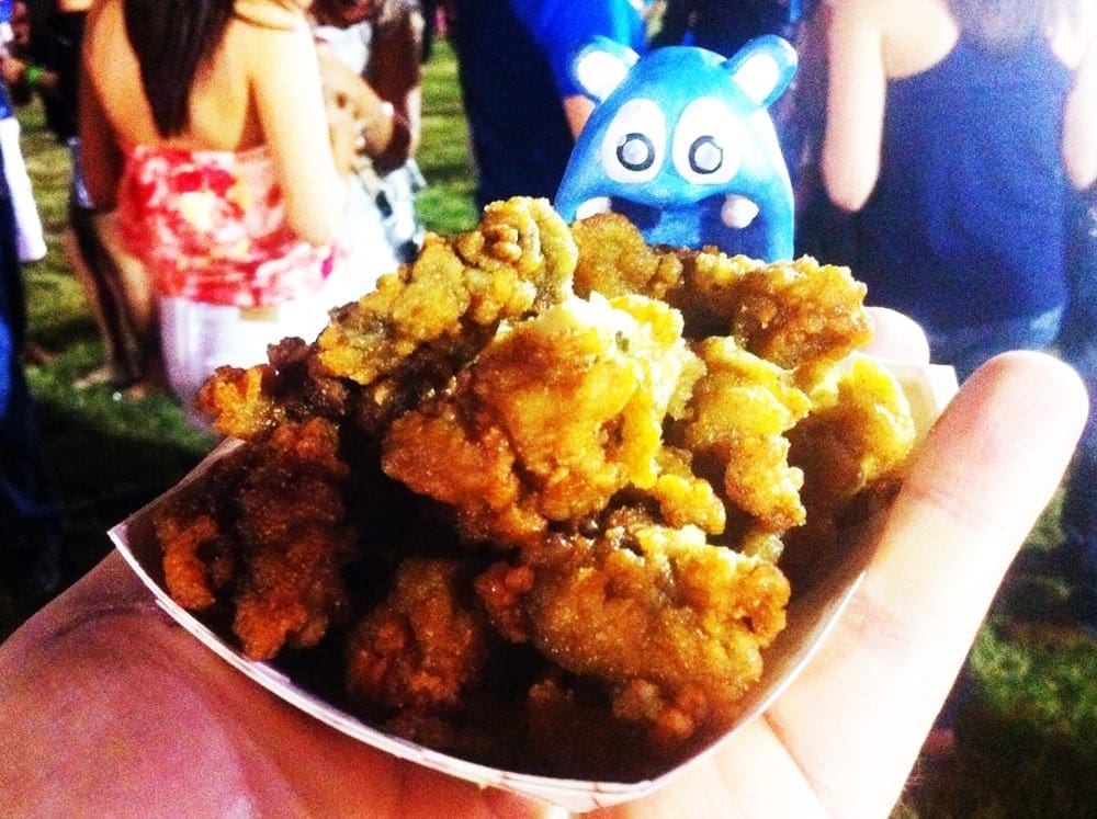 Fried Oysters from Fiesta Oyster Bake San Antonio Texas