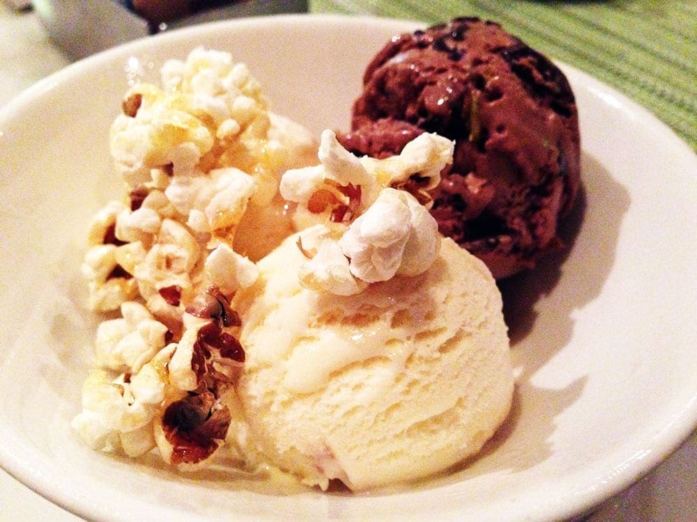 Caramel Popcorn Ice Cream Dessert @ 8407 Kitchen Bar