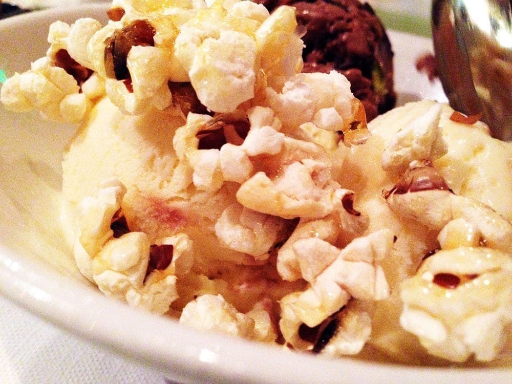Caramel Popcorn Ice Cream Dessert @ 8407 Kitchen Bar