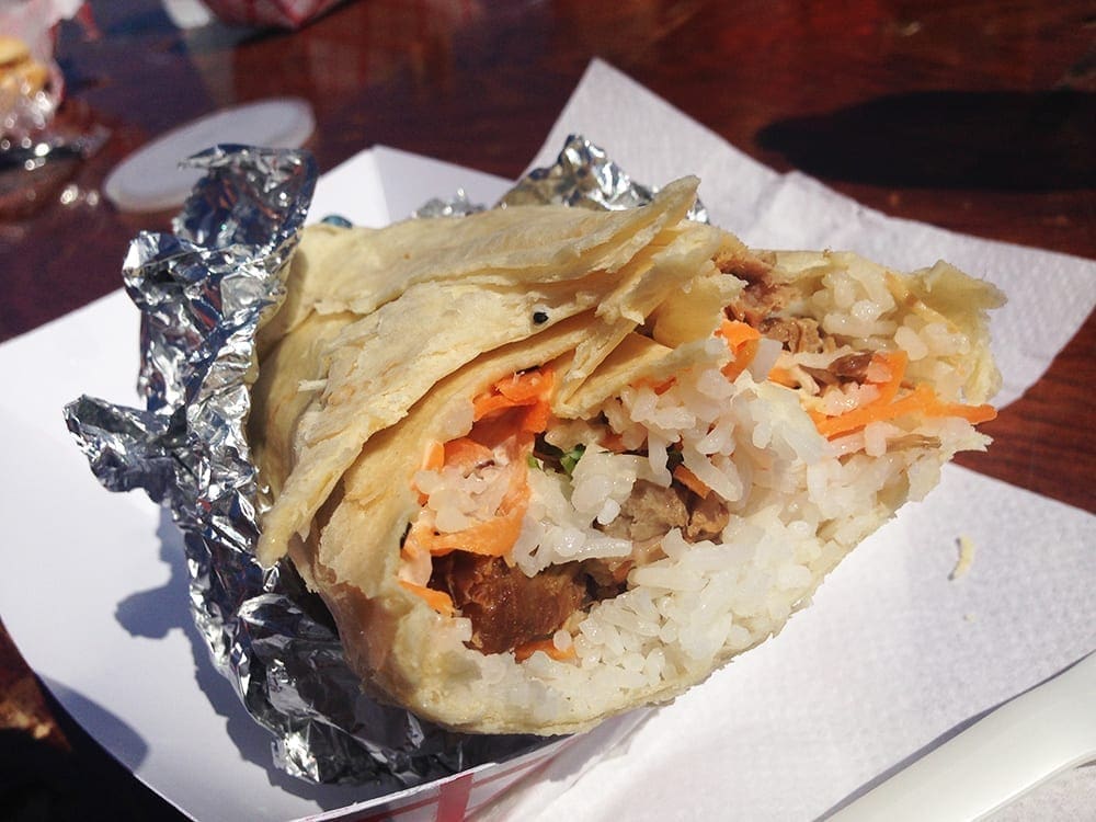 Banh Mi Burrito $9 @ South Meets East Truck