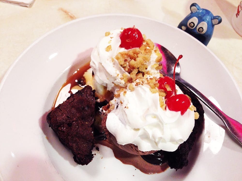 Brownie Decadence Dessert @ Silver Diner