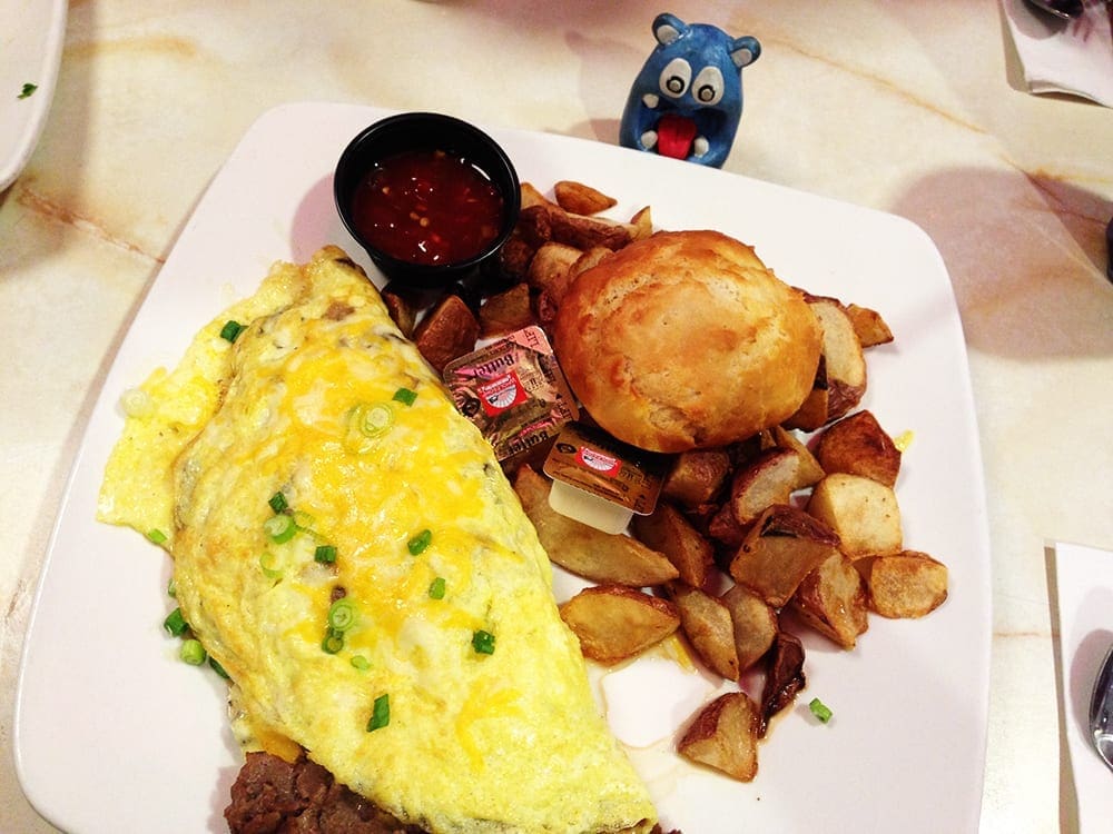 Philly Steak Omelete @ Silver Diner Rockville