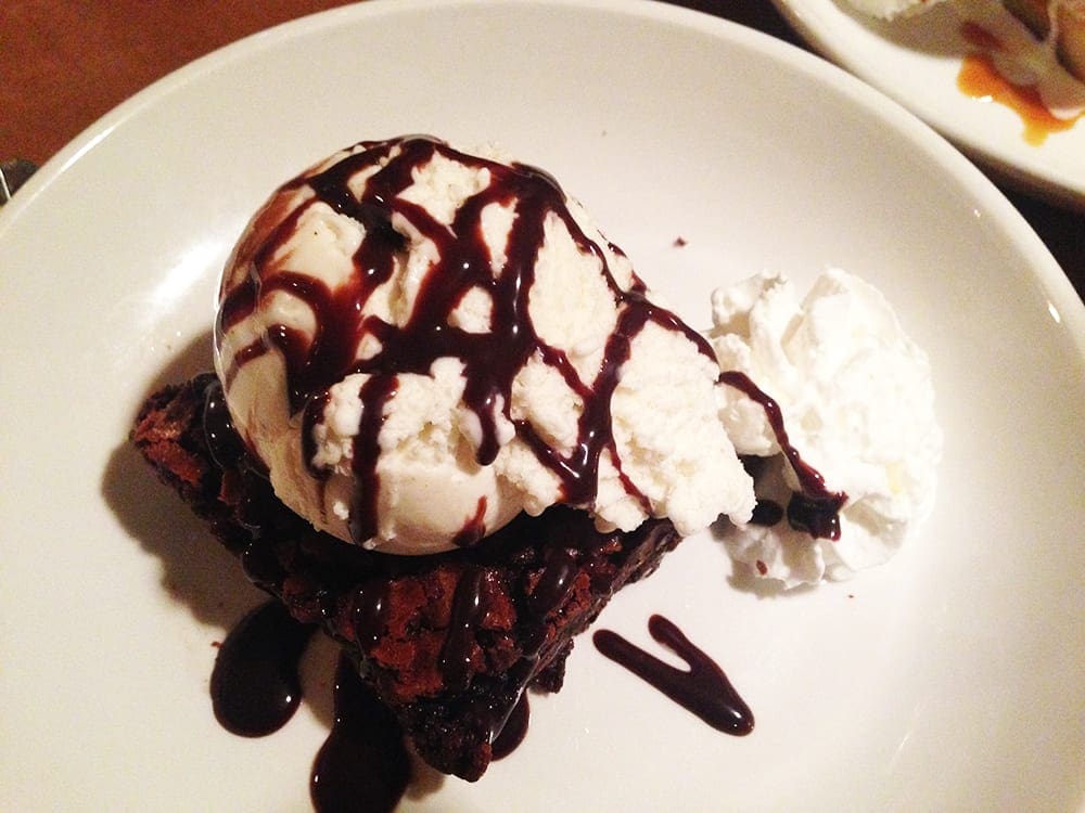 Brownie + Ice Cream @ Pig & Fish Rehoboth