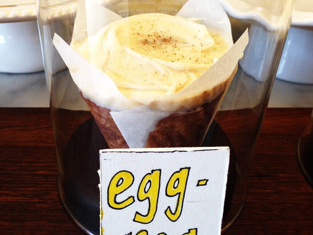 Egg Nog Cupcake @ Baked & Wired Georgetown DC