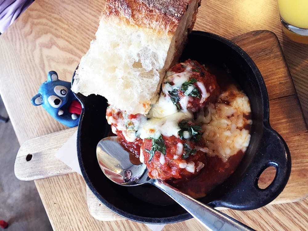 Brunch Braised Meatballs $12 @ Urban Butcher Silver Spring