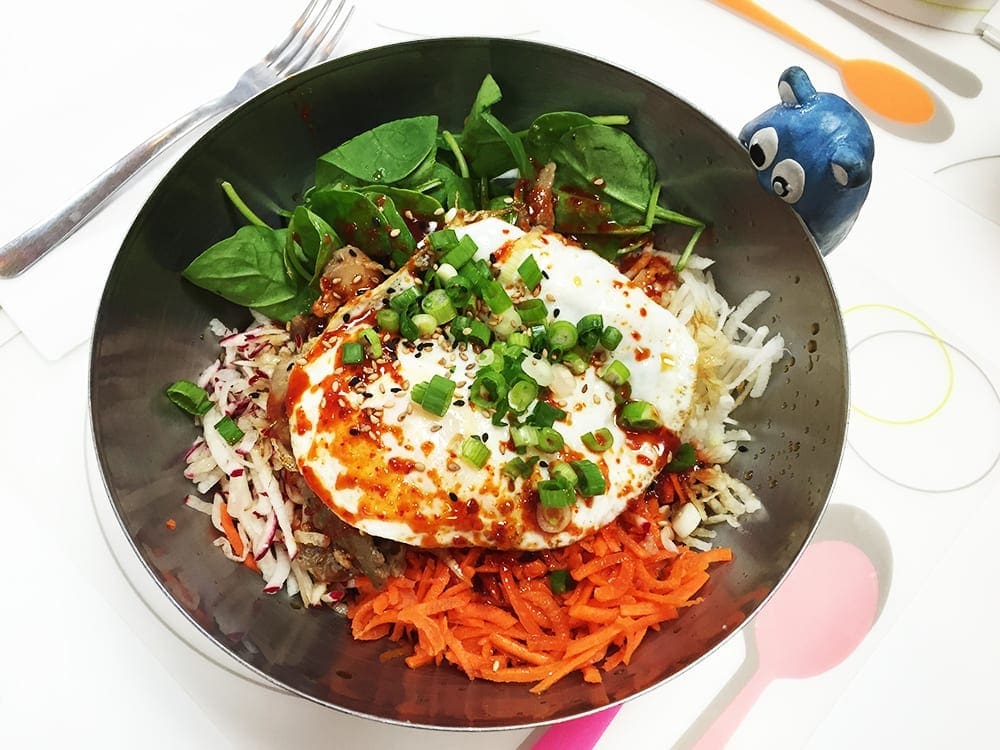 Chicken Super Bibimbap $10 @ Soul Food Wheaton