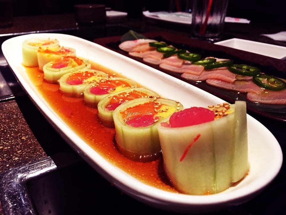 Curi Maki Sushi Roll $14 @ Cho Oishi Los Angeles California