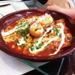 Chilaquiles Con Chorizo Tapas $10 @ Rosa Mexicano in Chinatown