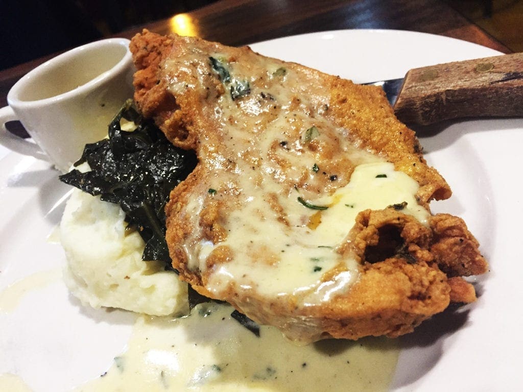 Fried Chicken $16 @ Busboys and Poets in Takoma DC