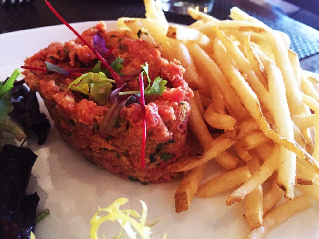 Beef Tartar @ La Piquette in Cathedral Common Washington DC