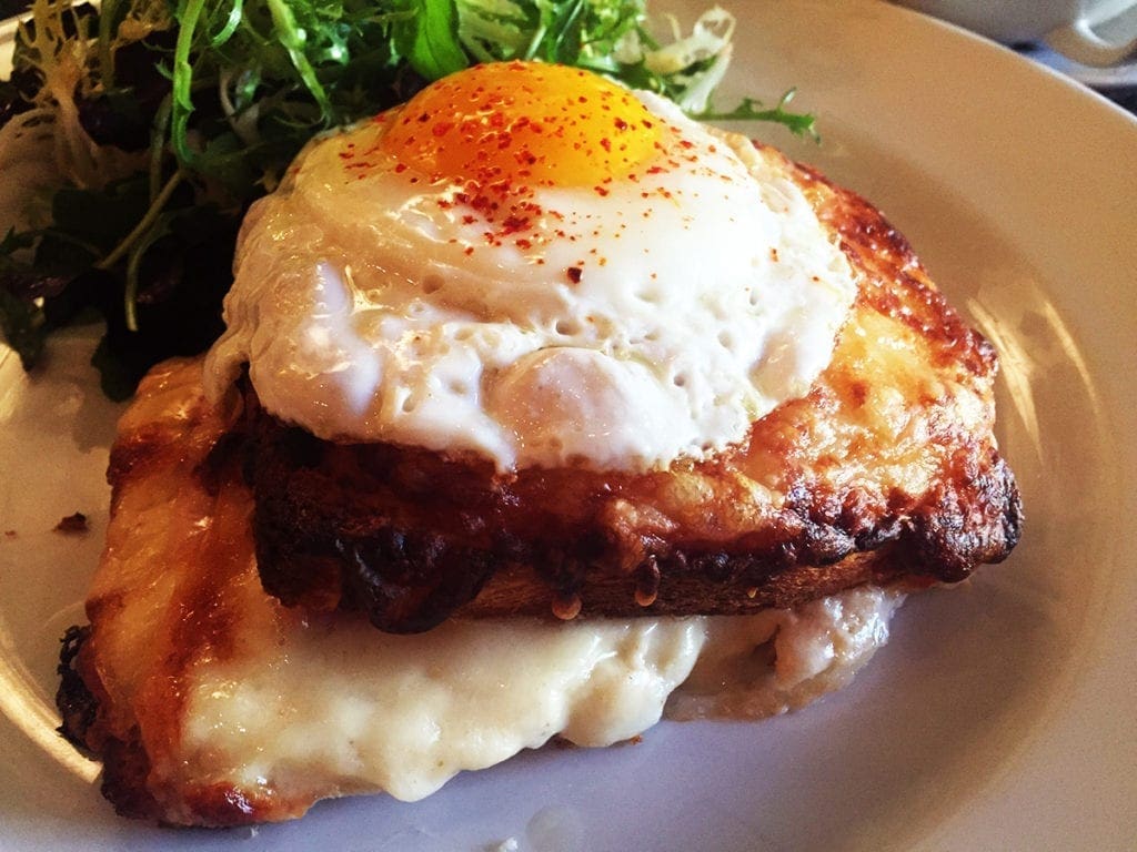 Croque Madame @ La Piquette in Cathedral Common DC