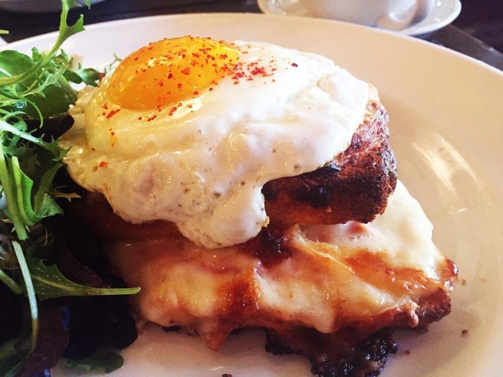 Croque Madame @ La Piquette in Cathedral Common DC