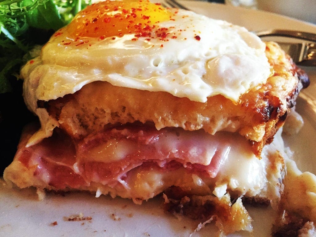 Croque Madame @ La Piquette in Cathedral Common DC