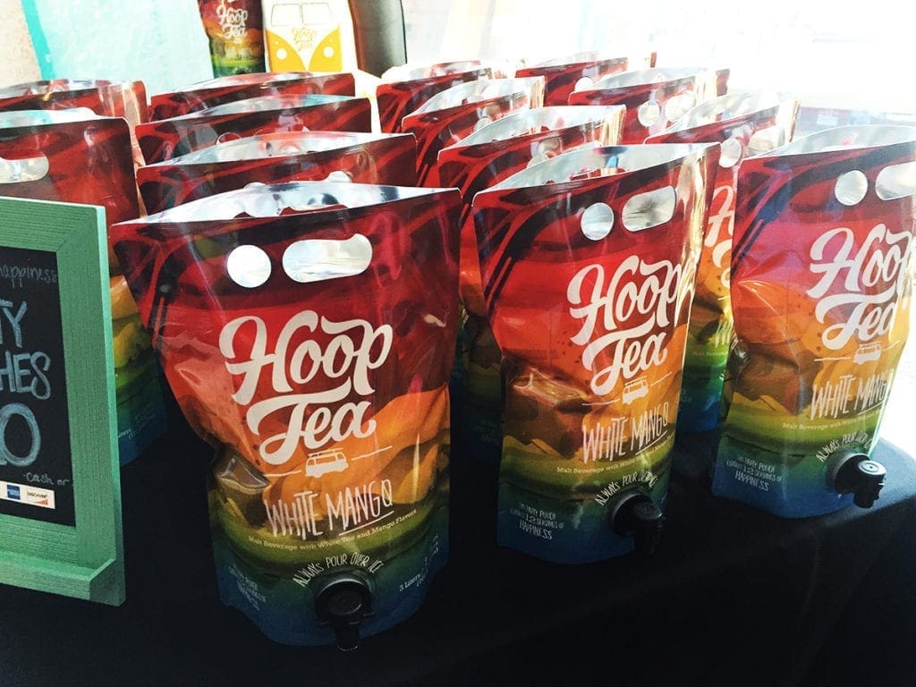 White Mango Alcoholic Tea @ Hoop Tea at Emporiyum Food Market in Baltimore