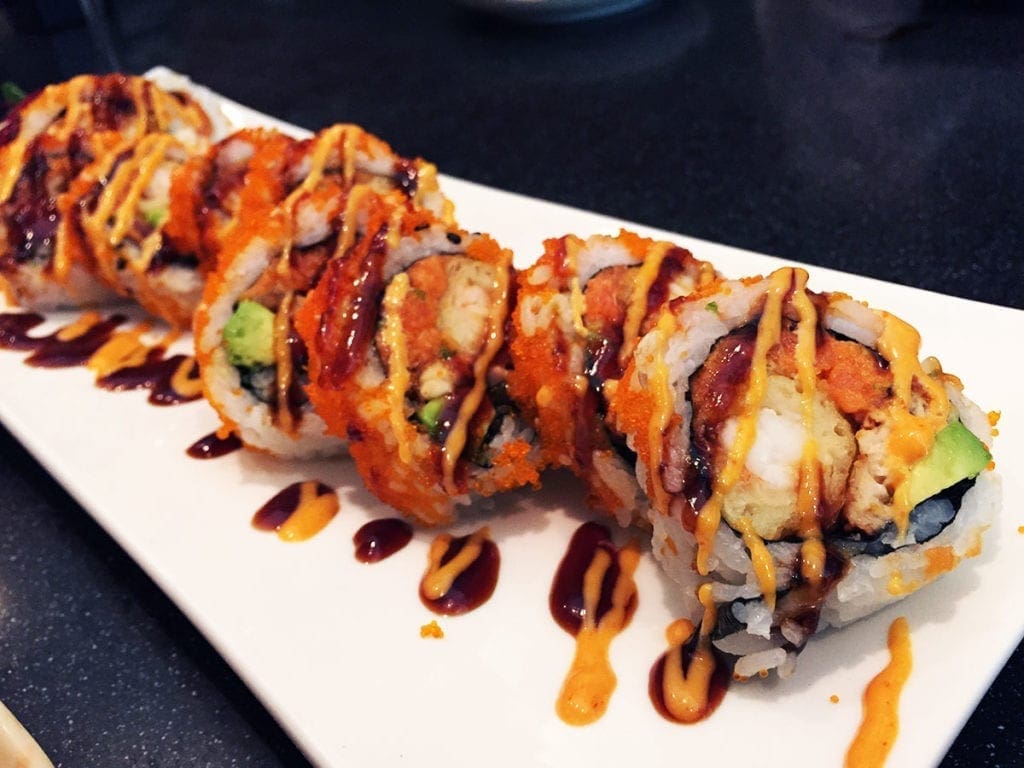 Tiger Sushi Roll @ Nikko Sushi & Hibachi