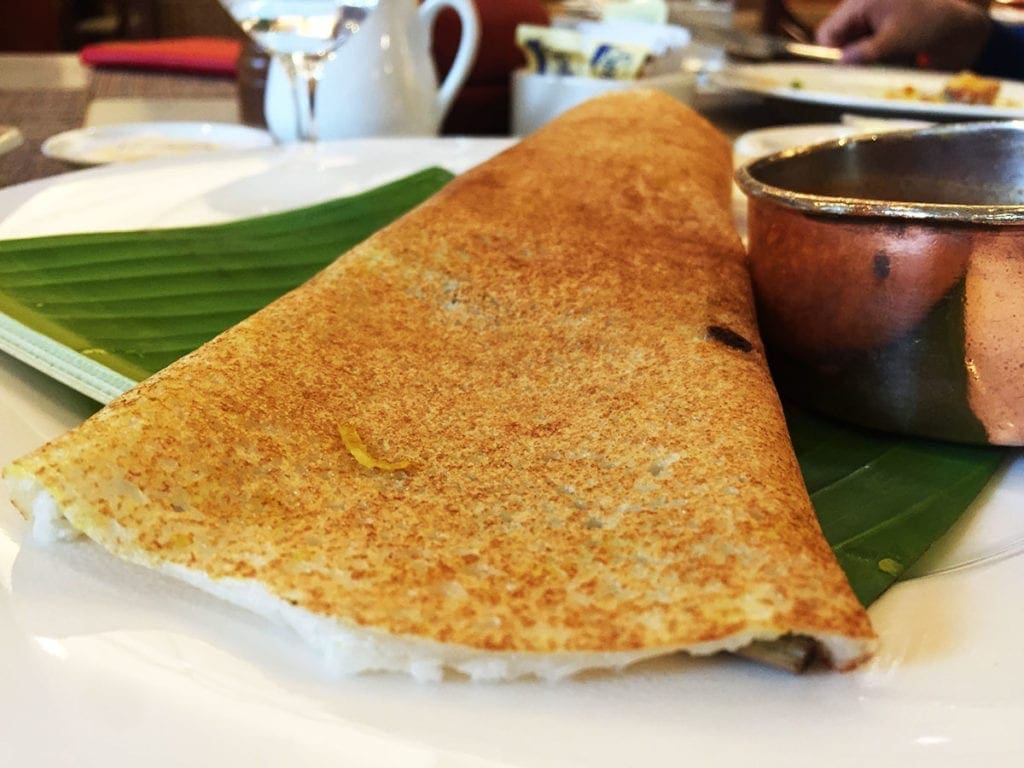Breakfast Dosa @ Le Jardin Buffet at Oberoi Hotel in Bangalore India