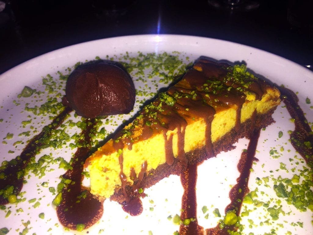 Baked Pistachio Cheesecake @ Drury Buildings in Dublin Ireland