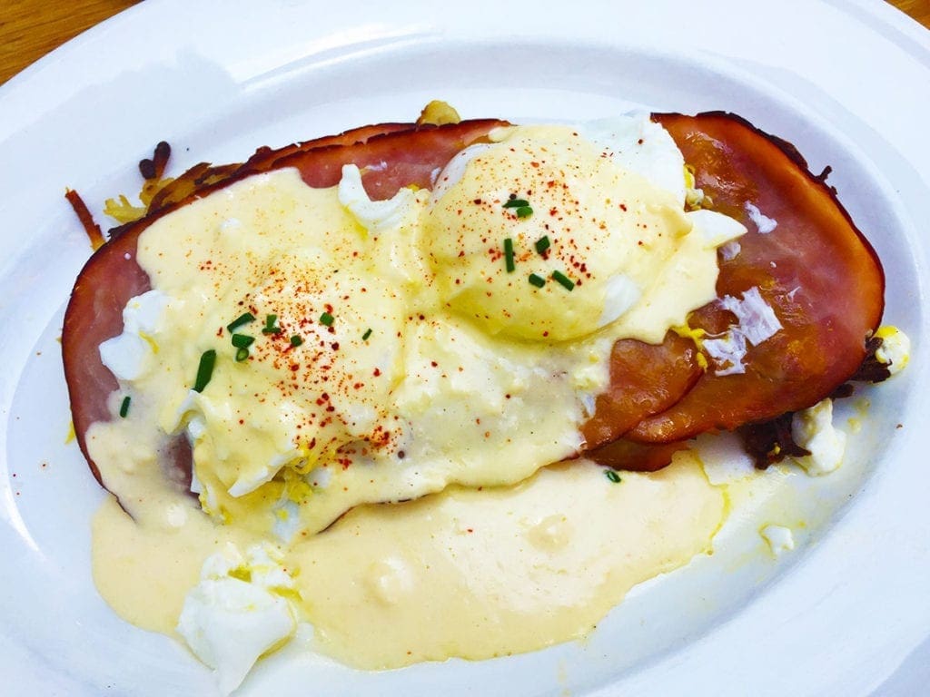 Hashbrown Eggs Benedict at Summer House Rockviile