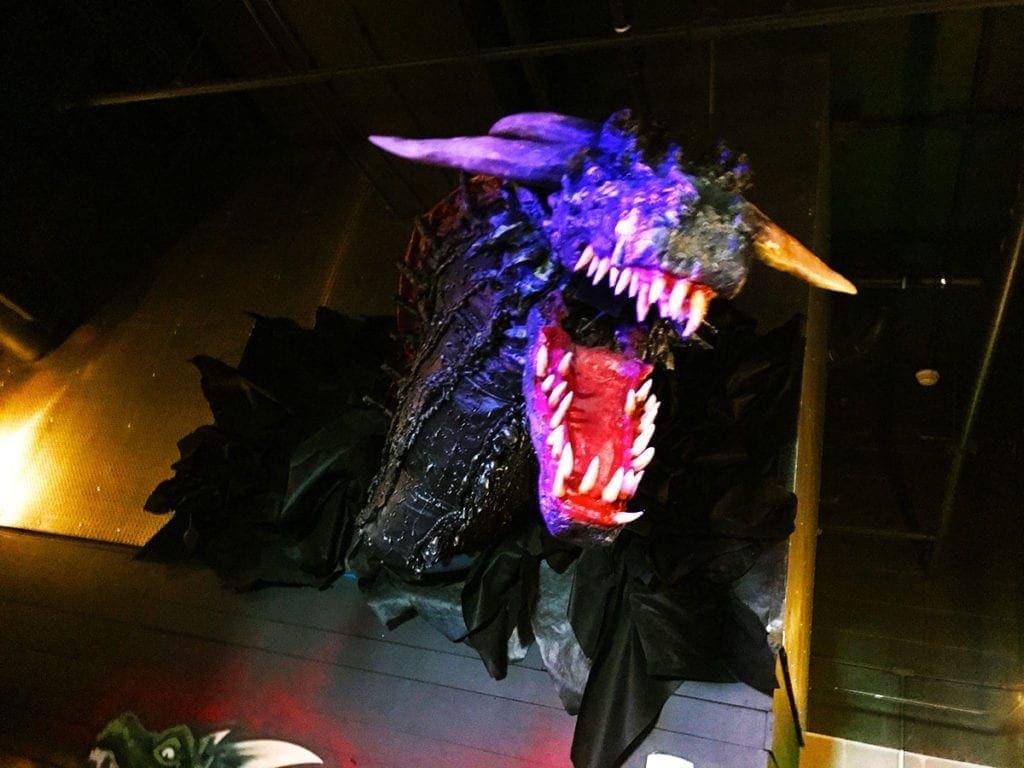 Dragons at The Game of Thrones Popup Bar