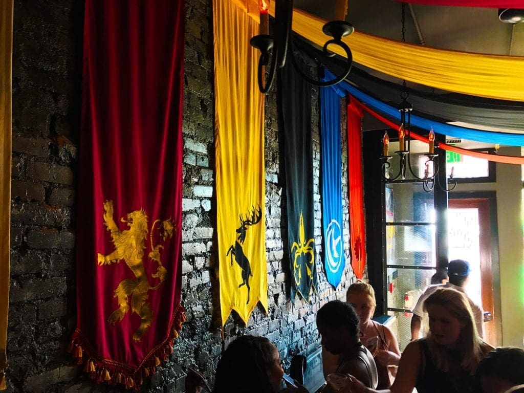 The Flags of Houses in Game of Thrones Popup Bar