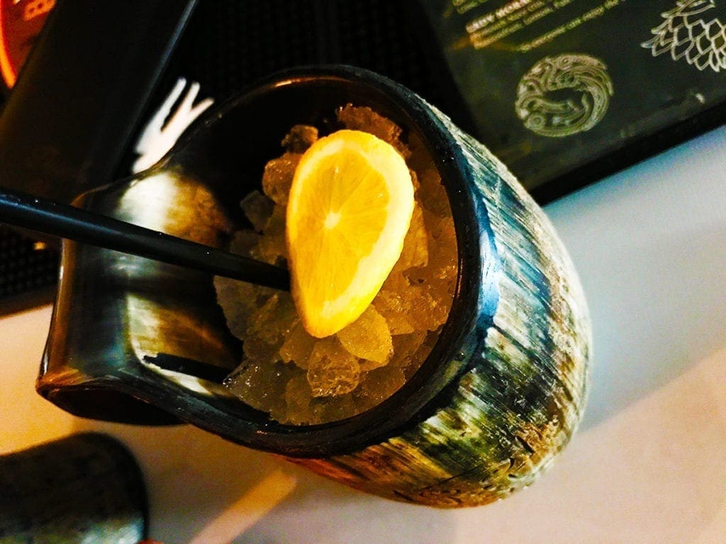 The North Remembers Drink at The Game of Thrones Popup Bar