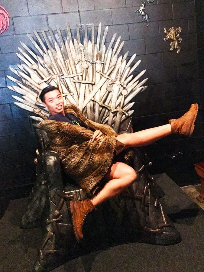 The Queen, Rex You Wu, of the Game of Thrones Popup Bar