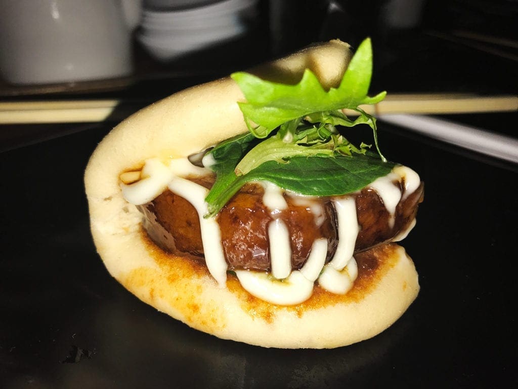 Pork Belly Bao @ Jinya Ramen in Logan Circle Grand Opening