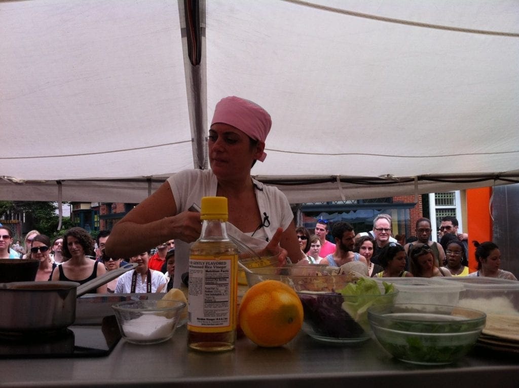 Chef Ariane Duarte at Top Chef Tour Eastern Market DC