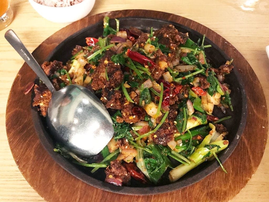 Crispy Diced Beef from Q by Peter Chang