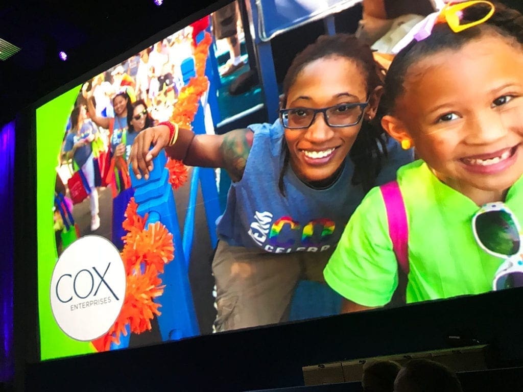 Sponsor Cox from HRC Naitonal Dinner 2018